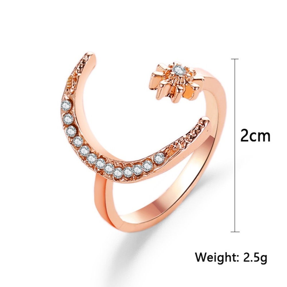 NWT🎉 Crescent Simple Opening Ring - Picture 3 of 7